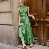 DÔEN - GINETTE DRESS -- VERDANT