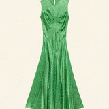 DÔEN - GINETTE DRESS -- VERDANT