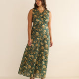 DÔEN - GINETTE DRESS -- LIBERTY FLORAL PARASOL