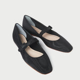 Loeffler Randall - Ginger Black Moiré Mary Jane