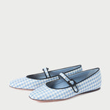 Loeffler Randall - Ginger Blue Gingham Mary Jane