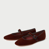 Loeffler Randall - Ginger Sienna Velvet Mary Jane