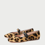 Loeffler Randall - Ginger Leopard Velvet Mary Jane