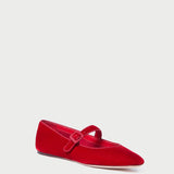 Loeffler Randall - Ginger Red Velvet Mary Jane