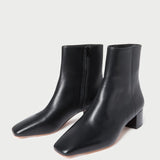 Loeffler Randall - Ginny Black Leather Ankle Boot
