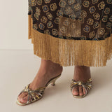 DÔEN - GIO SANDAL -- MIXED METALLIC LEATHER