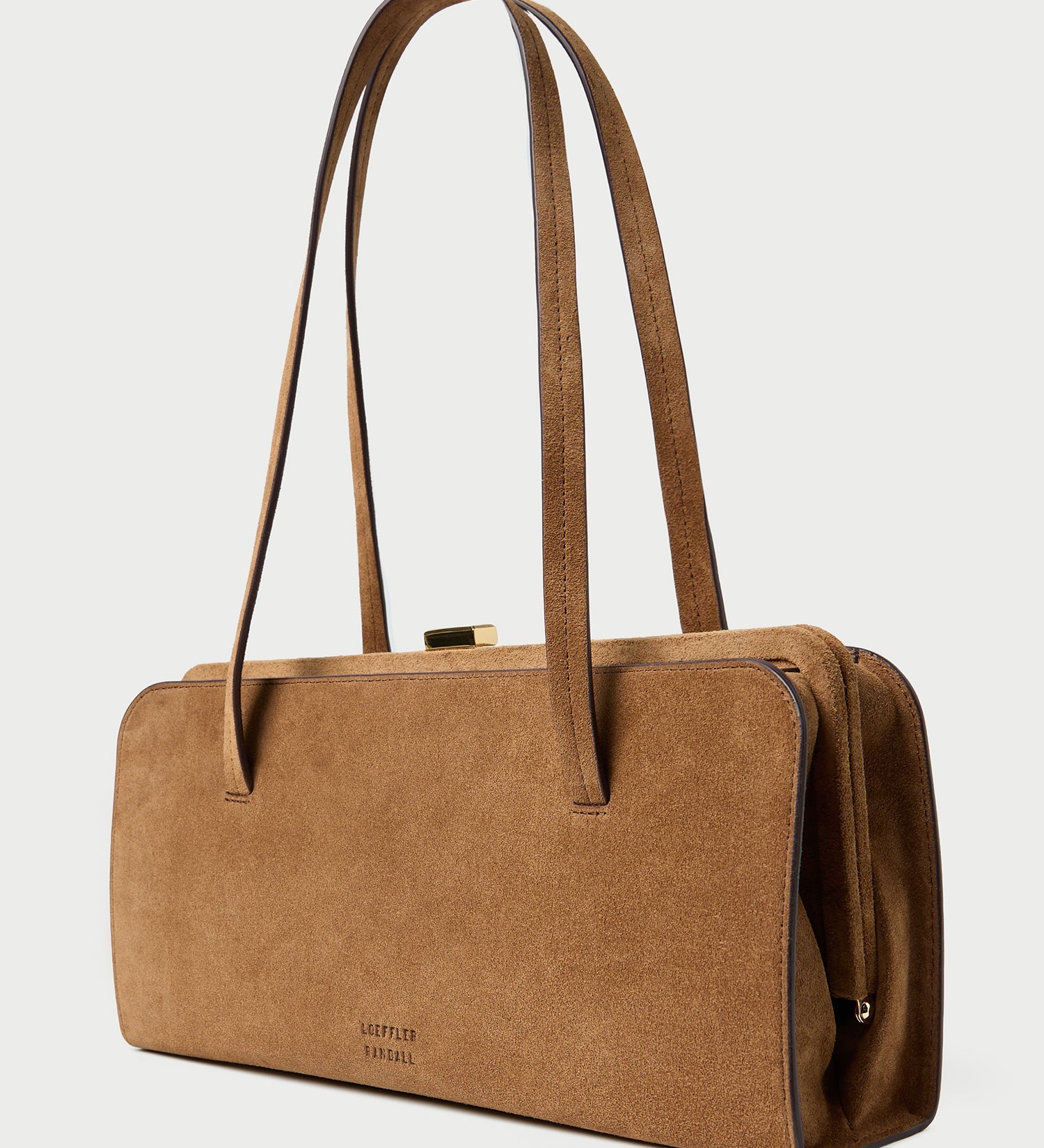 Loeffler Randall - Giulia Toffee Suede Shoulder Bag