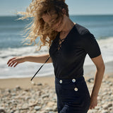 DÔEN - GLENNE PANT -- NAVY