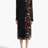 Khaite - Gloria Dress in Black and Red