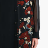 Khaite - Gloria Dress in Black and Red