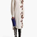 Khaite - Gloria Dress in Cream and Red