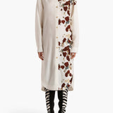 Khaite - Gloria Dress in Cream and Red