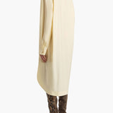 Khaite - Gloria Dress in Pale Yellow