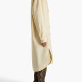 Khaite - Gloria Dress in Pale Yellow