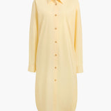Khaite - Gloria Dress in Pale Yellow