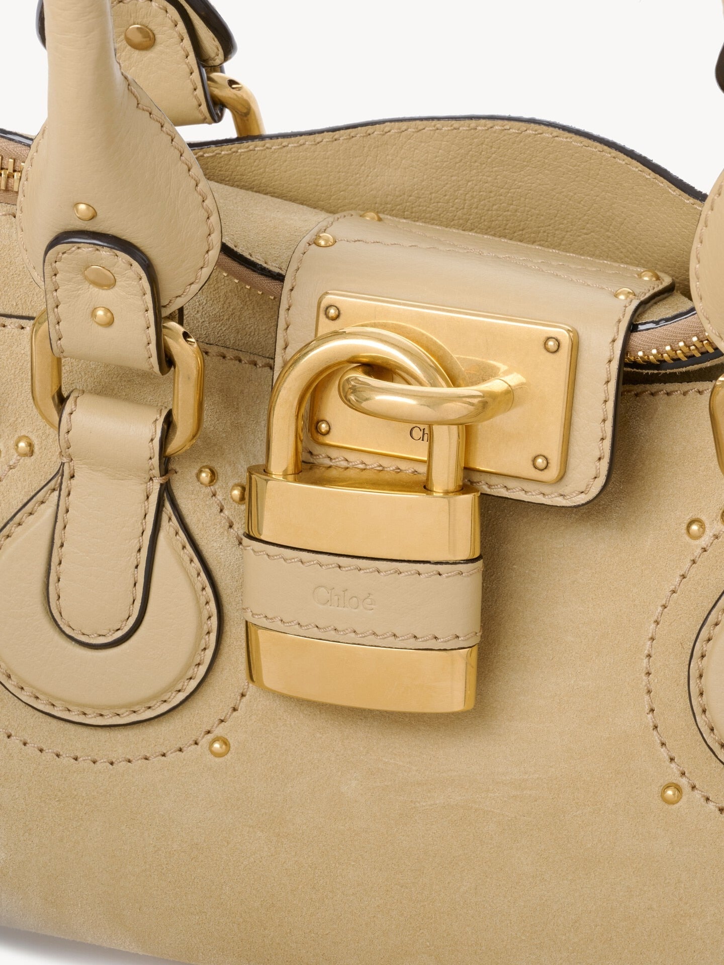 Paddington bag in suede leather