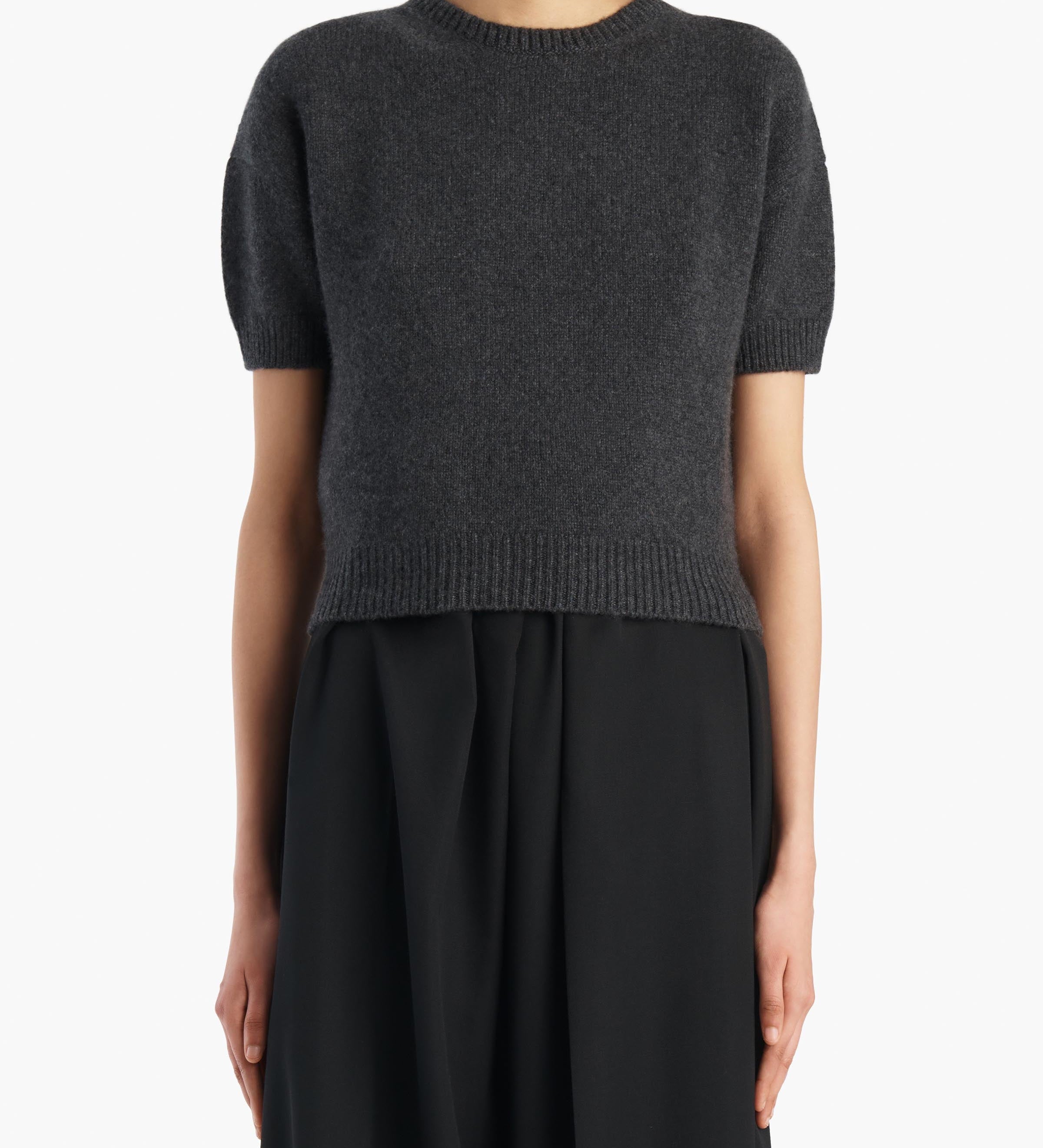 Khaite - Golden Sweater in Charcoal