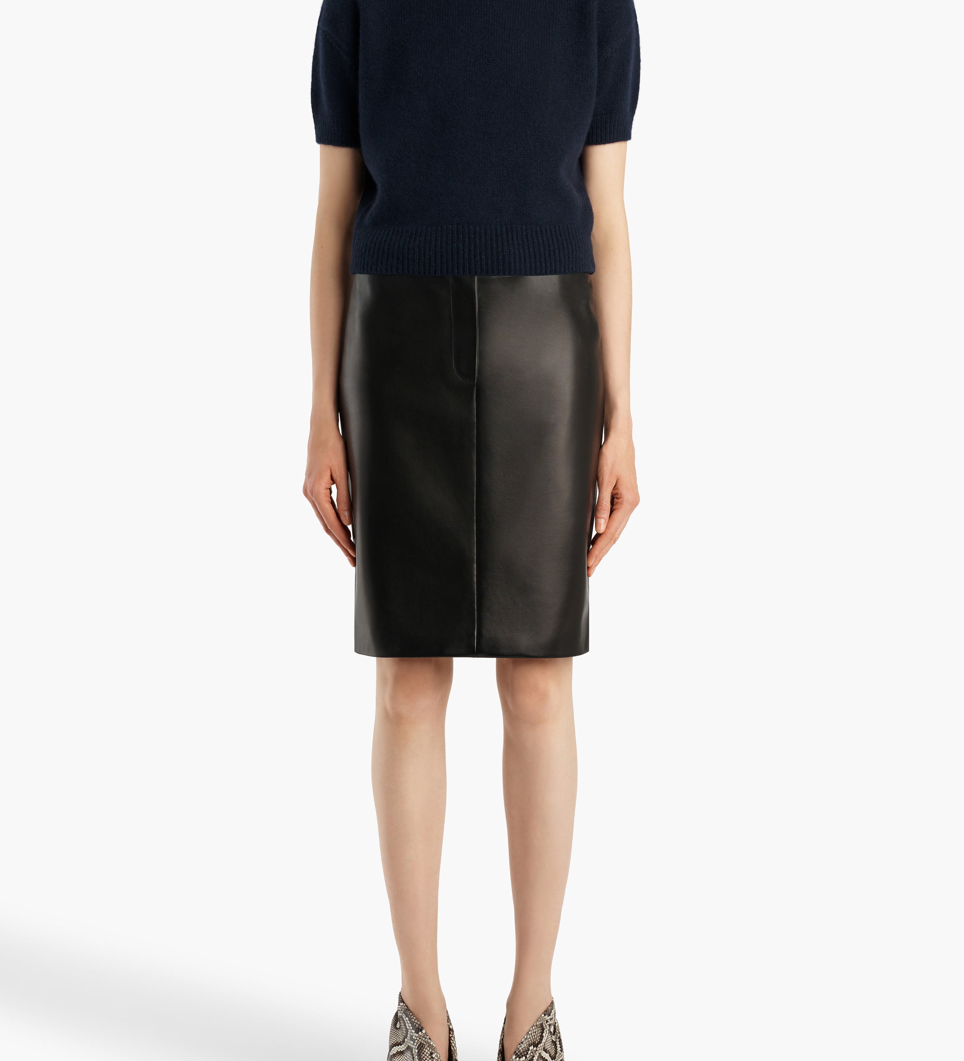 Khaite - Golden Sweater in Midnight Navy