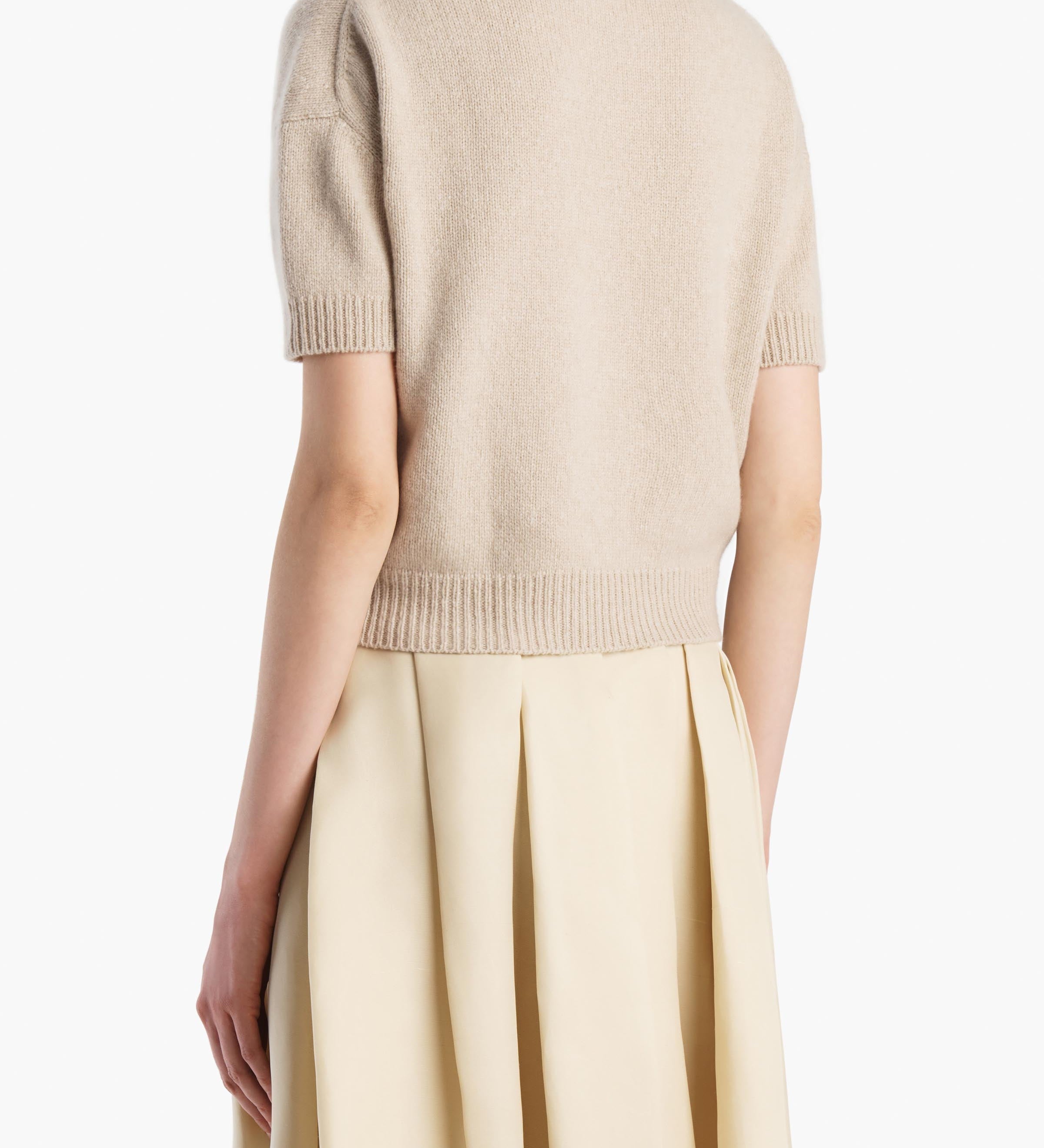 Khaite - Golden Sweater in Sepia