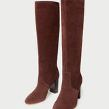 Loeffler Randall - Goldy Espresso Suede Tall Boot