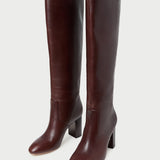Loeffler Randall - Goldy Espresso Leather Tall Boot