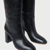 Loeffler Randall - Goldy Black Wide-Calf Boot