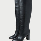 Loeffler Randall - Goldy Black Wide-Calf Boot