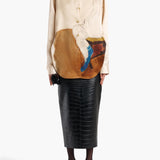 Khaite - Goya Top in Lady Print