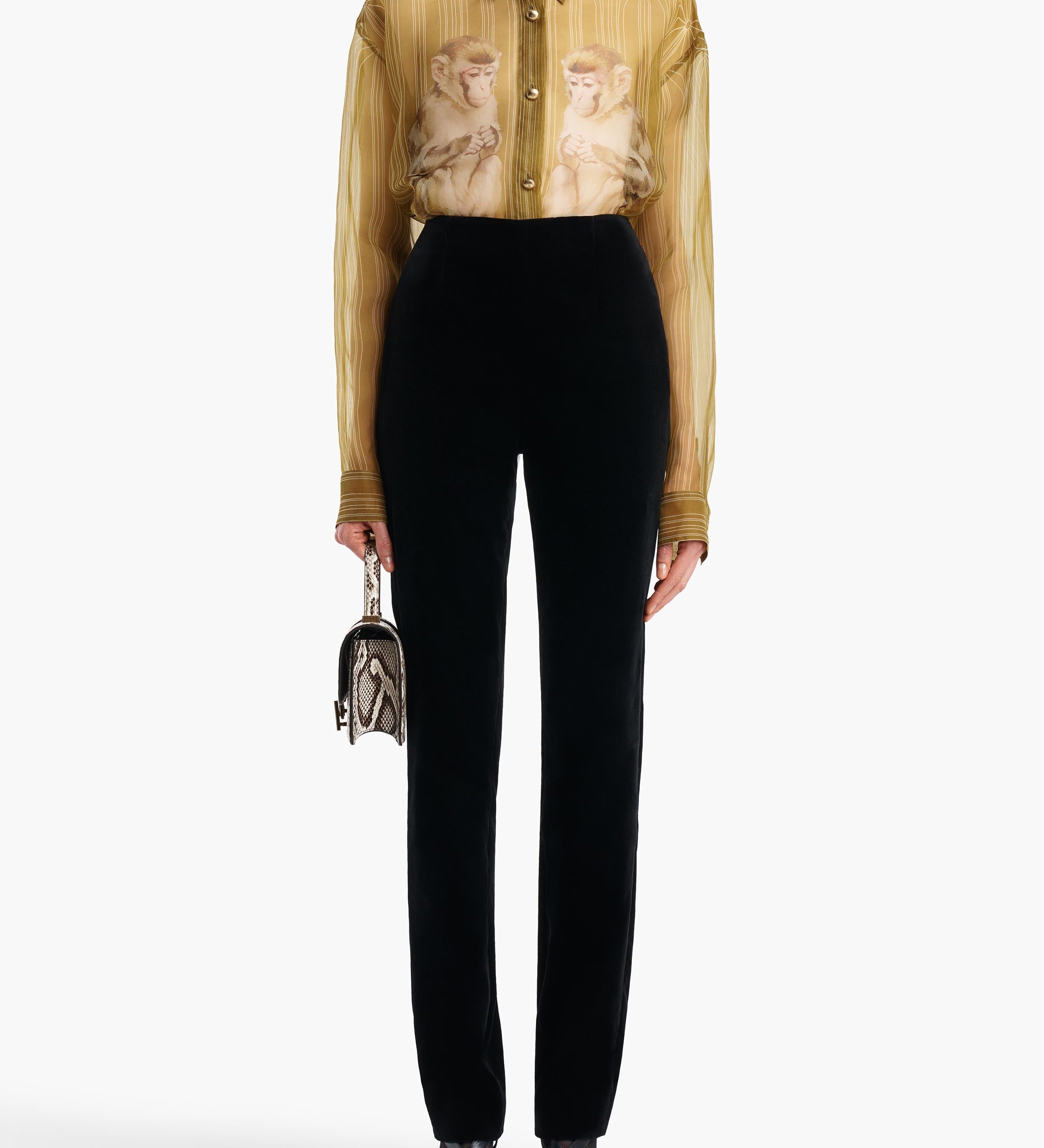 Khaite - Goya Top in Monkey Print