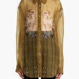 Khaite - Goya Top in Monkey Print