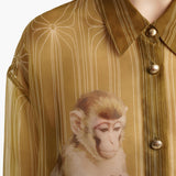 Khaite - Goya Top in Monkey Print