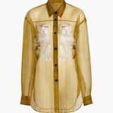 Khaite - Goya Top in Monkey Print