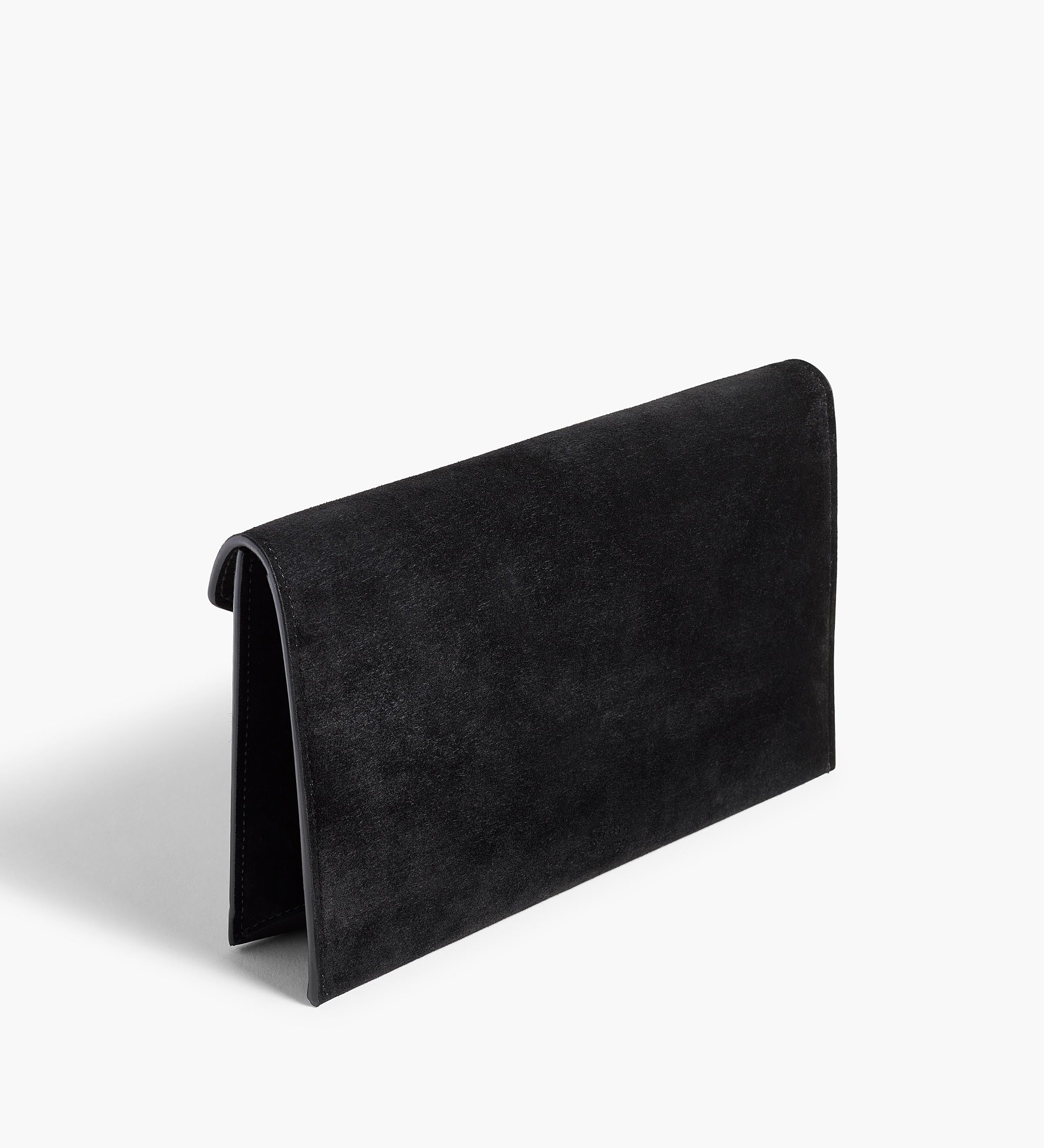 Khaite - Grace Envelope Clutch in Black