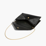 Khaite - Grace Envelope Clutch in Black