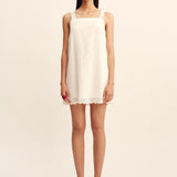 Posse - GRACE MINI DRESS - VINTAGE WHITE