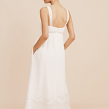 Posse - GRACE SHIFT DRESS - VINTAGE WHITE