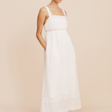 Posse - GRACE SHIFT DRESS - VINTAGE WHITE