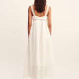 Posse - GRACE SHIFT DRESS - VINTAGE WHITE