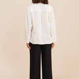 Posse - GRACE SHIRT - VINTAGE WHITE