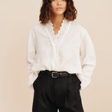 Posse - GRACE SHIRT - VINTAGE WHITE