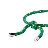 Dorsey - PARACORD VERT TIE ANKLET, SILVER