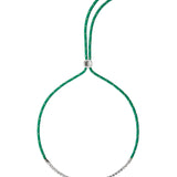 Dorsey - JAMES BEZEL VERT PARACORD NECKLACE, SILVER