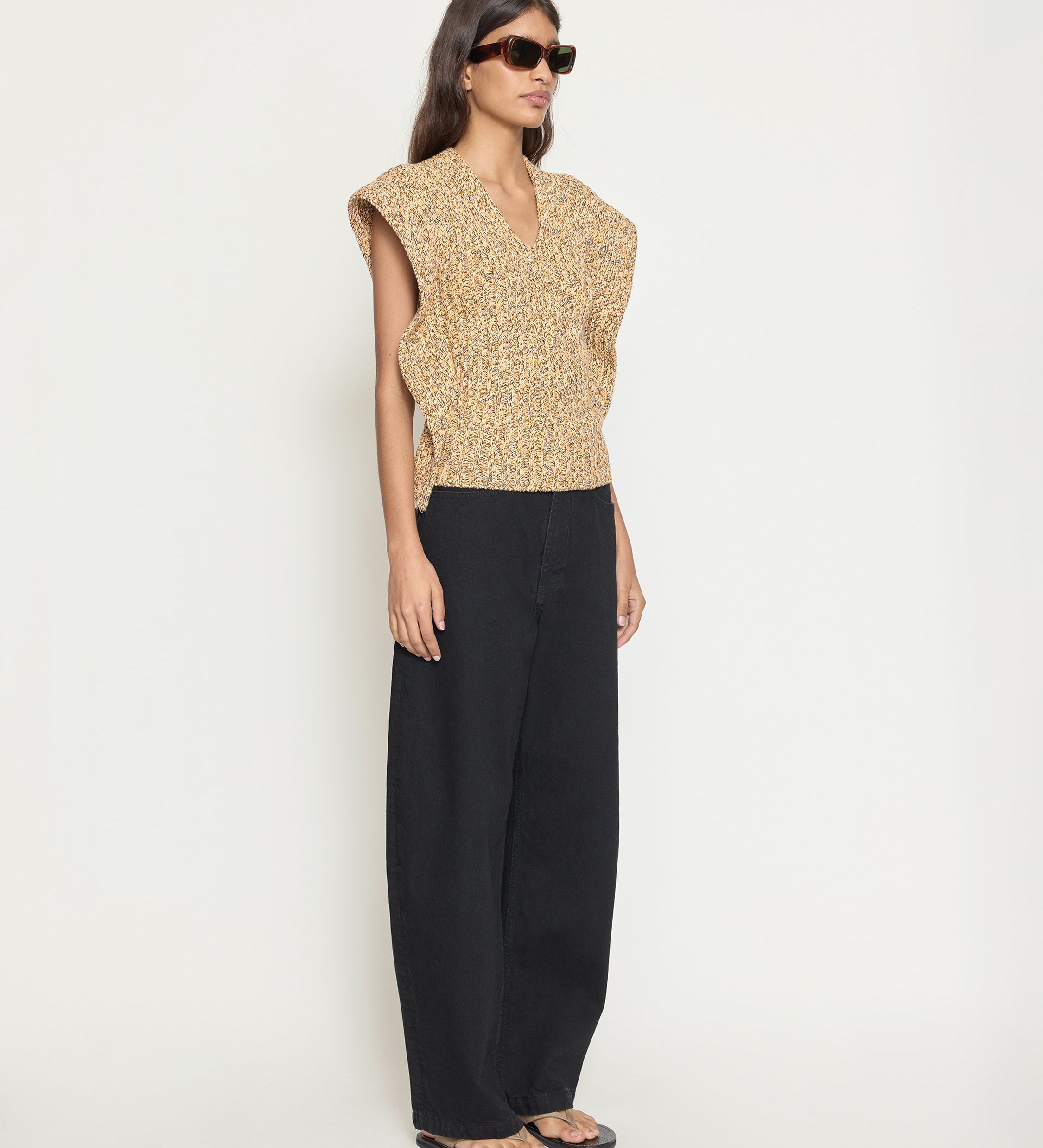 OSSOU - Greer Tank in Marled Sole