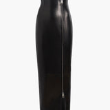 Khaite - Gres Skirt in Black Leather