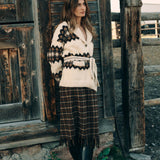 DÔEN - GRIFFITH CARDIGAN -- HORNSTULL JACQUARD