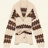 DÔEN - GRIFFITH CARDIGAN -- HORNSTULL JACQUARD