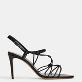 Le Monde Beryl - Grace Sandal Heel / Black Leather