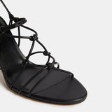 Le Monde Beryl - Grace Sandal Heel / Black Leather