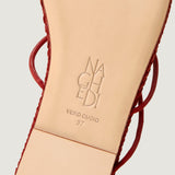 Cartolina - Gaia Sandal | Rosso