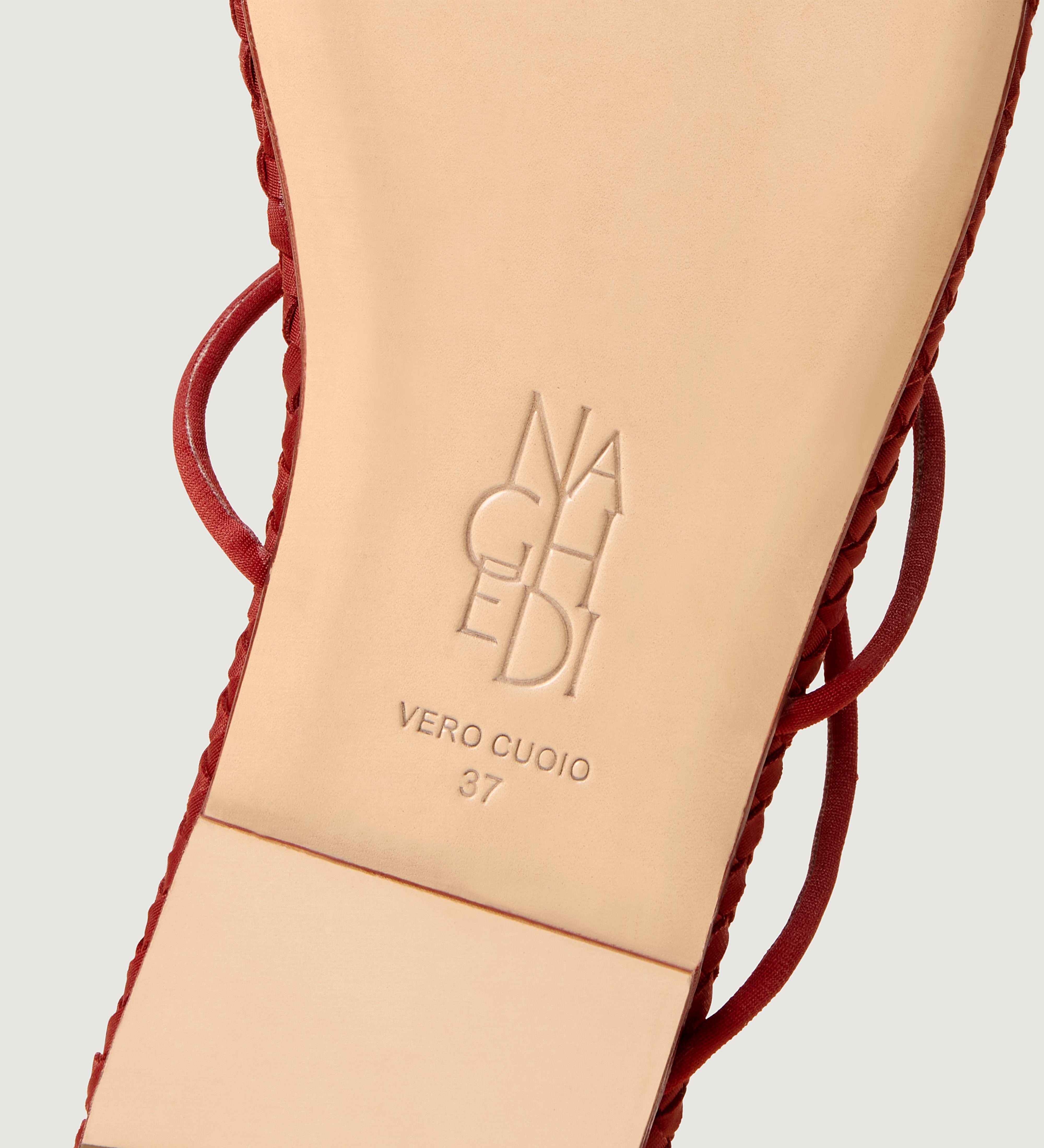Cartolina - Gaia Sandal | Rosso